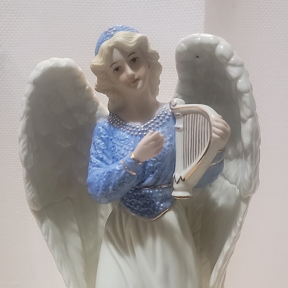 Cartes Carlton Cards musical ANGEL figurine Oh Holy Night very good condition - Picture 3 of 6